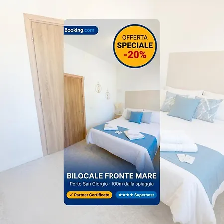 Bilocale Sul Mare - Piano Terra Con Wifi & Ac * Porto San Giorgio